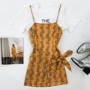 Verge Girl Yellow Wrap Dress